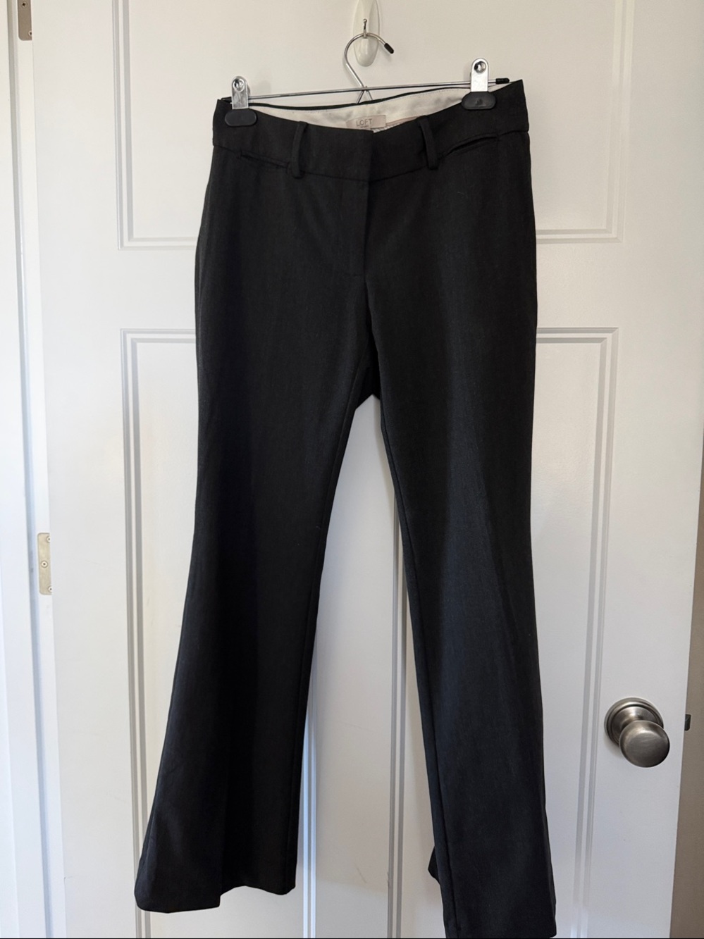 LOFT Black Boot Cut Dress Pants